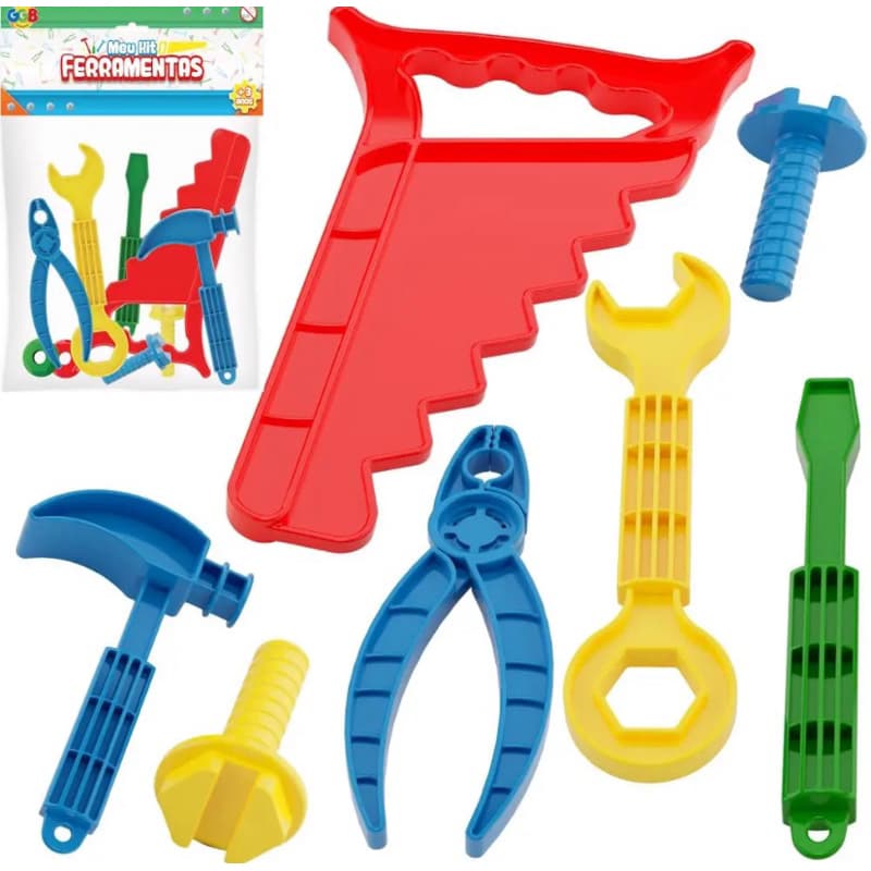 Kit Ferramentas Brinquedo Infantil Oficina 9 Peças – Construtor, Educativo e Divertido para Crianças