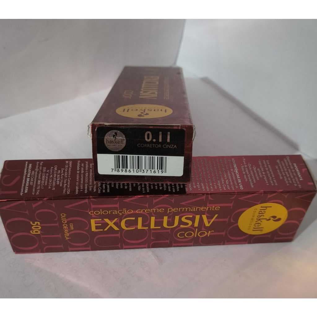 Colorações Excllusiv Color Creme Haskell - Tintura permanente profissional - 50g