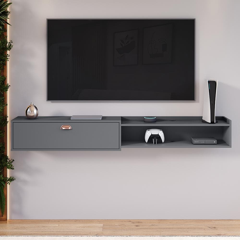 Rack Aparador Suspenso para Sala Penteadeira Supremo King 1.8 Várias Cores