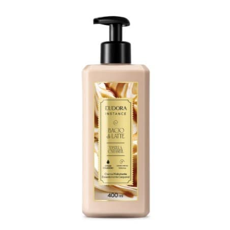 Creme Hidratante Desodorante Corporal Instance e Bacio di Latte Vanilla Caramel 400ml