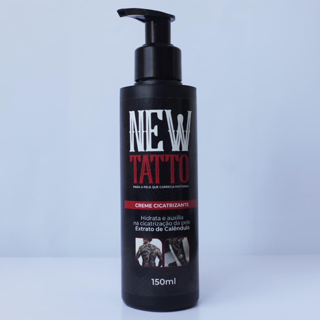 Creme Cicatrizante Para Tatuagem New Tatto 150ml