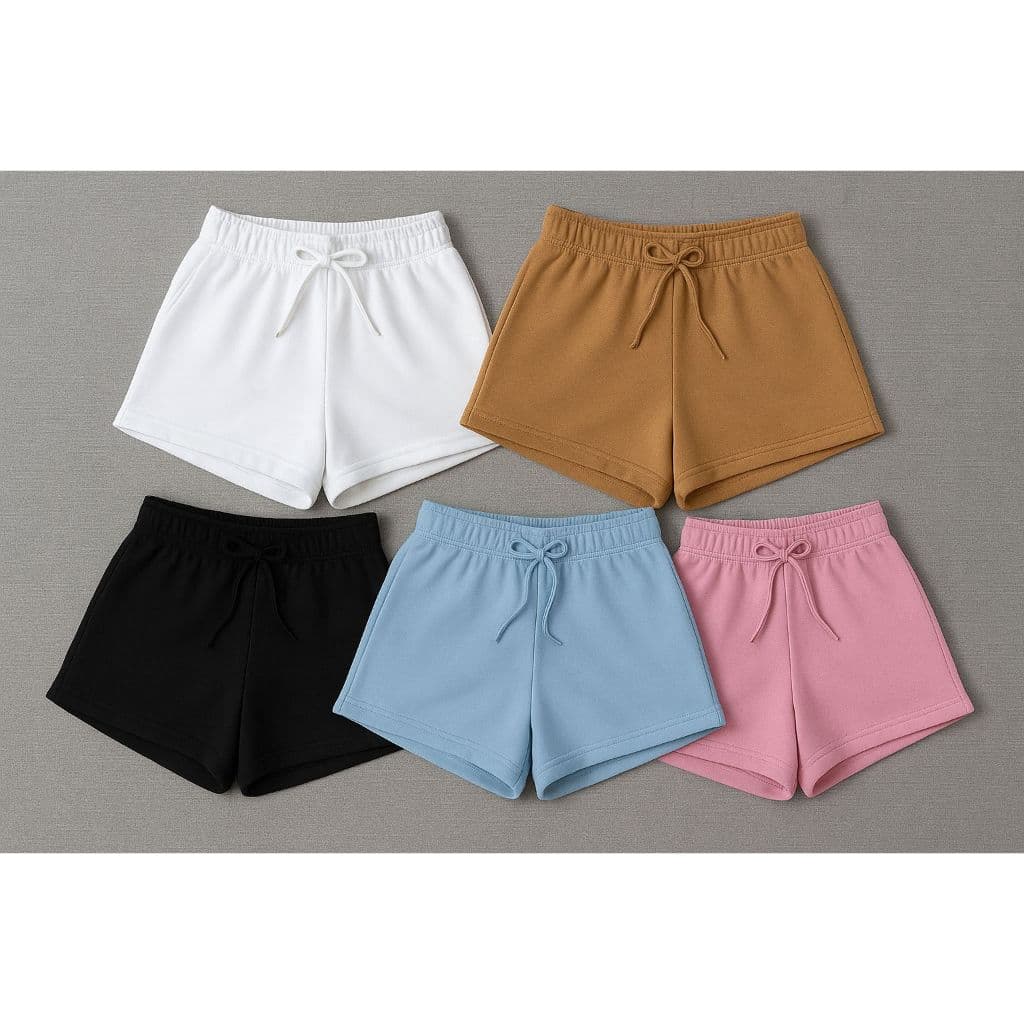 Kit 4 Shorts Moletom Bermuda Confort Dia A Dia