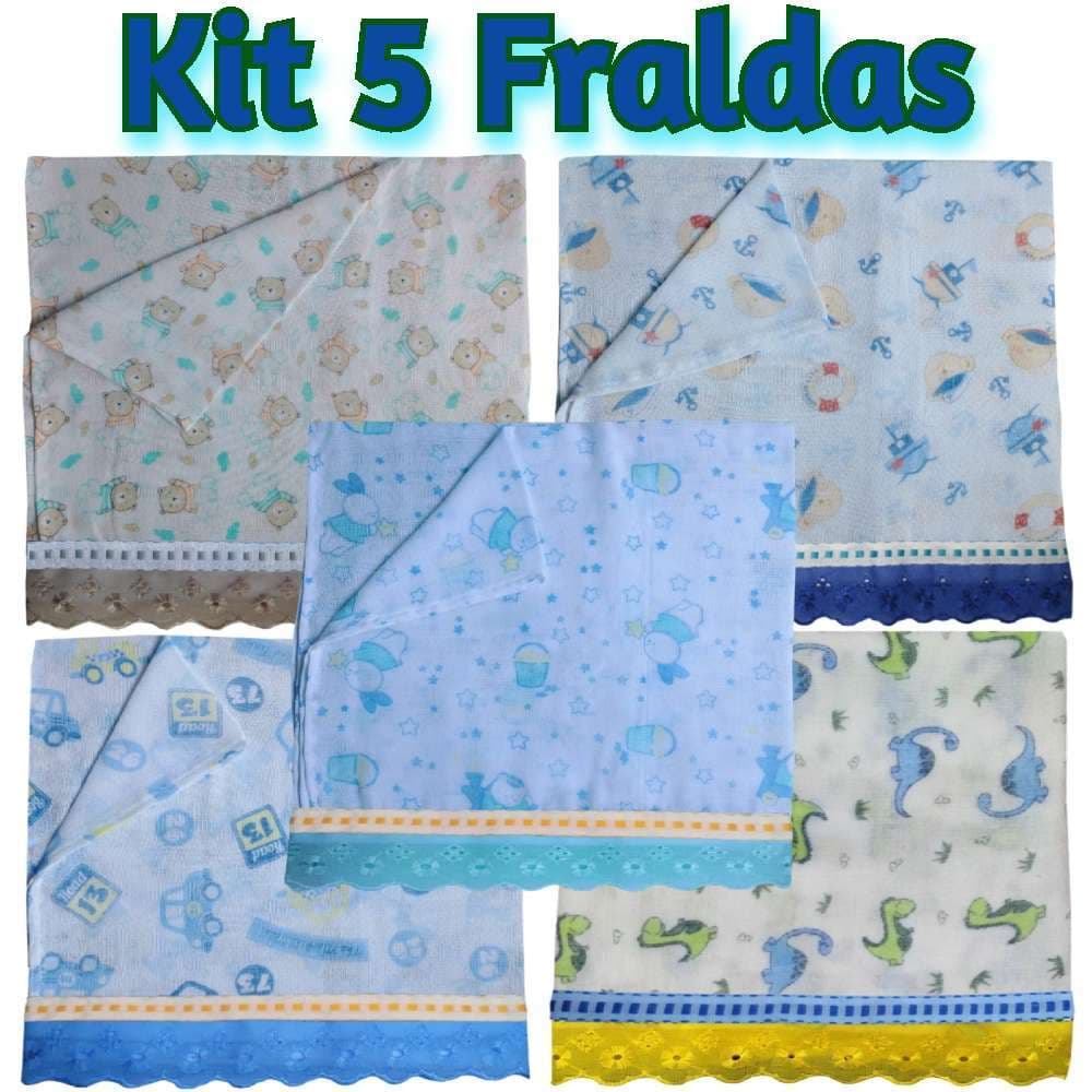 Fraldas De Ombro Acabamento Em Bordado Inglês tecido duplo