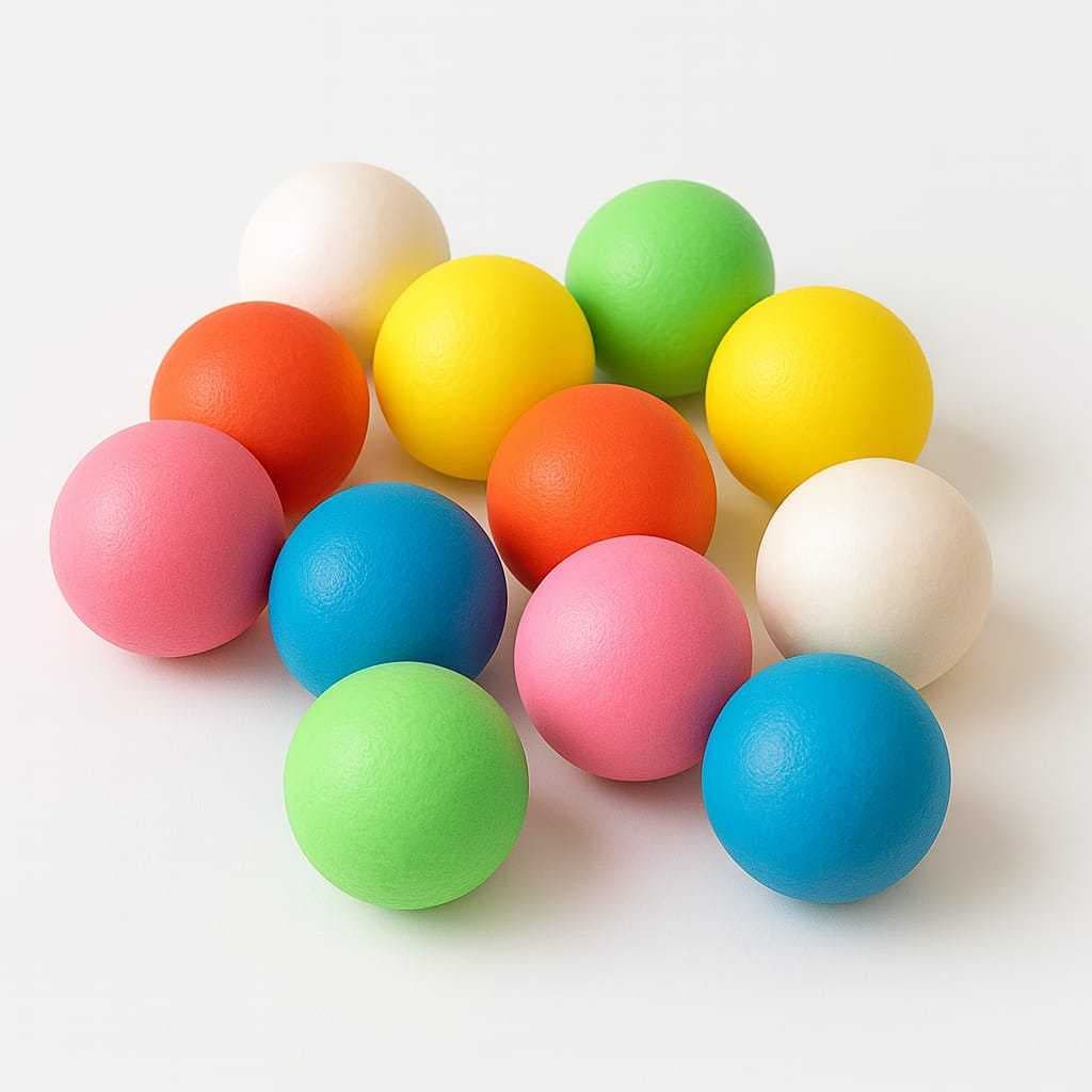 Bolinhas Colorida Modelo Ping Pong - Brinquedo>Artesanato>Atividades Lúdicas>Recreação