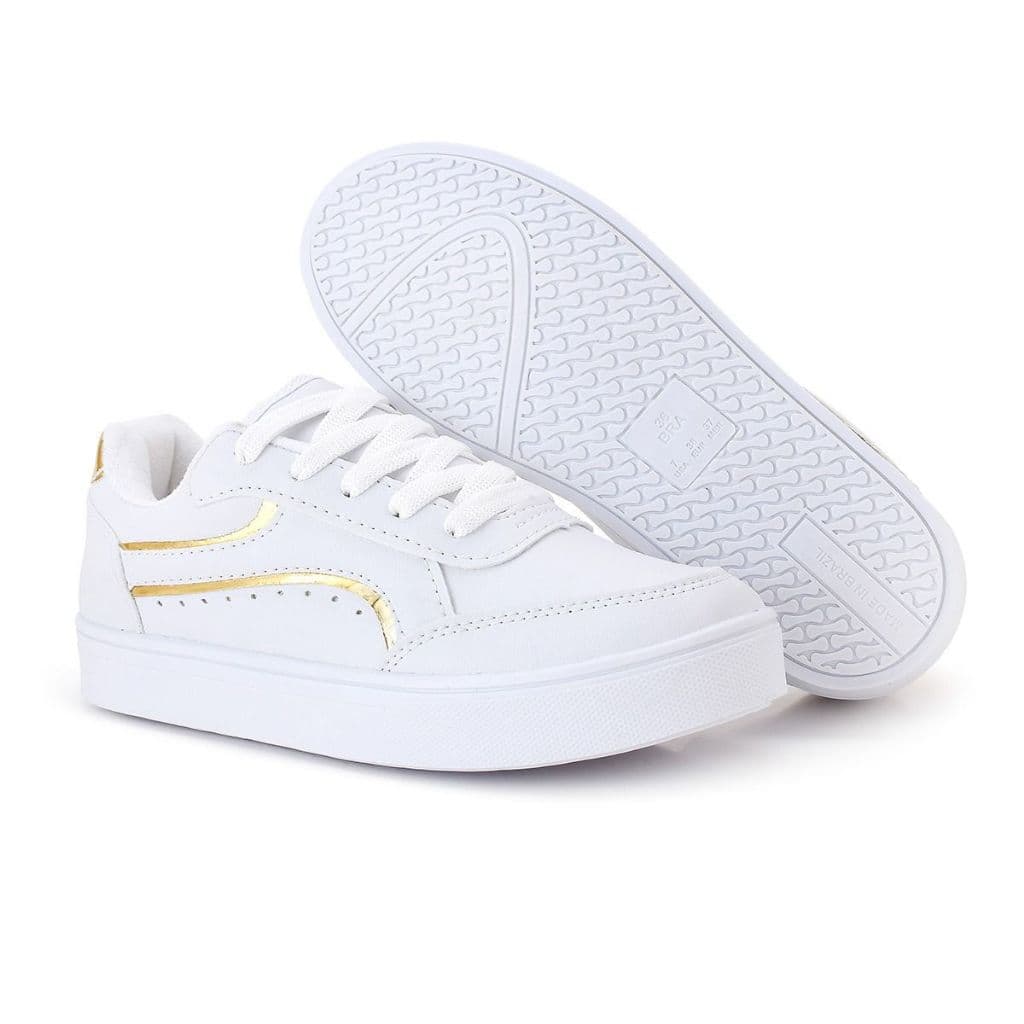 Tênis Casual Tendencia Feminino Confortável e Leve para Dia a Dia Force Estiloso Versátil Moderno Passeio Envio imediato