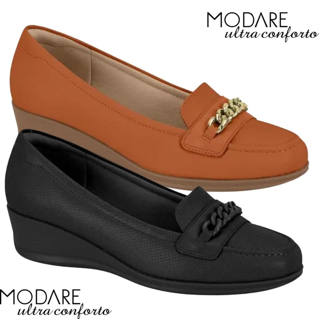 Sapato Feminino Modare Ultraconforto Casual Moderno Versátil Sofisticado Moda Feminina Original
