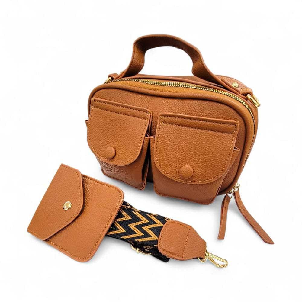 Bolsa Feminina De Mão Transversal De Ombro Alça Regulável F9395
