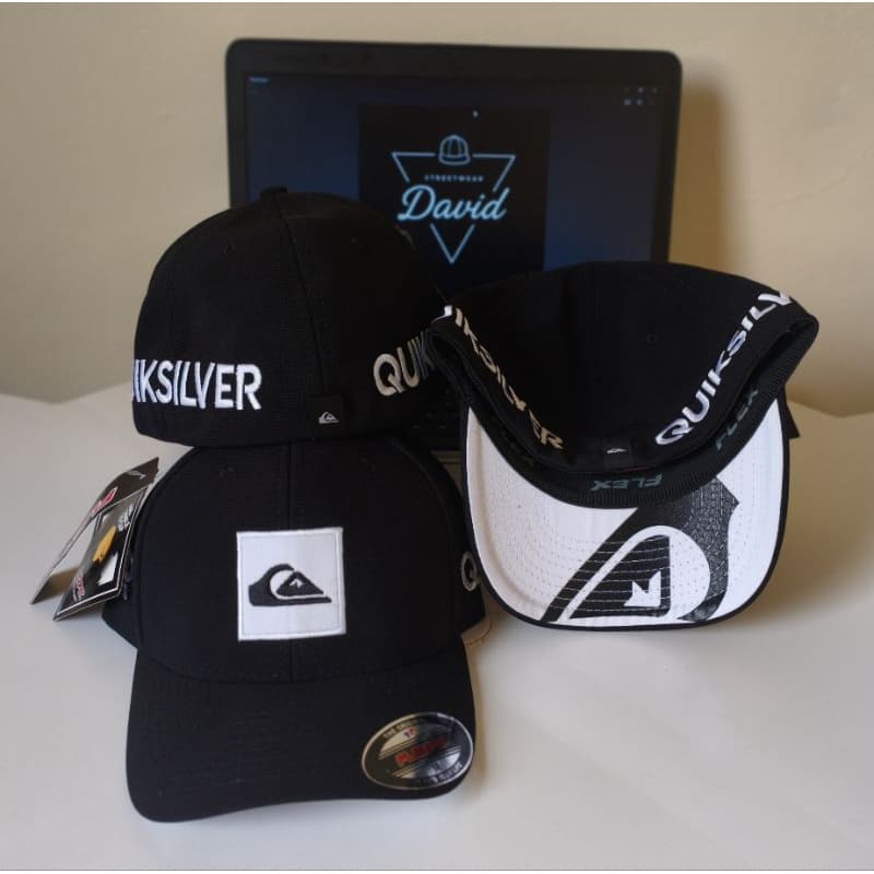 Boné Quik Silver Flex Fit Fechado adulto (M).
