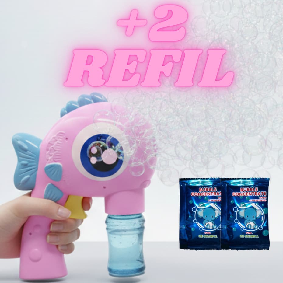 PEIXE De Bolhas De Sabão- Brinquedo Crianças - 2025
