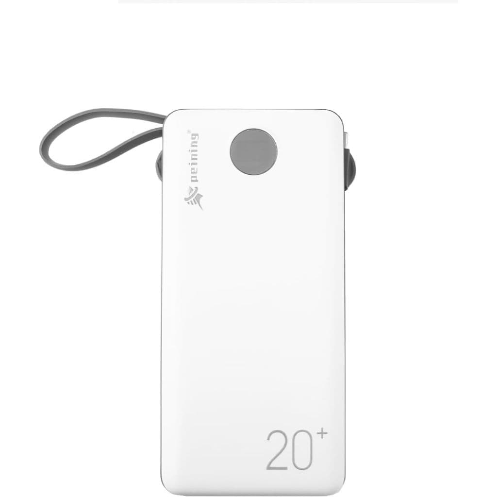 Power Bank Carregador Portátil 20.000mAh Indicador de Bateria Digital Carga Rápida Compatibilidade Universal