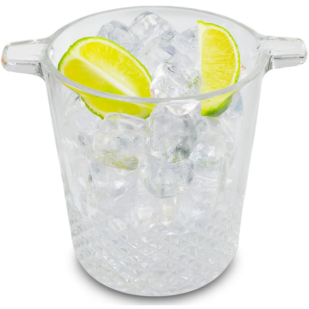 Balde De Gelo Em Vidro Para Drinks 500ml Transparente