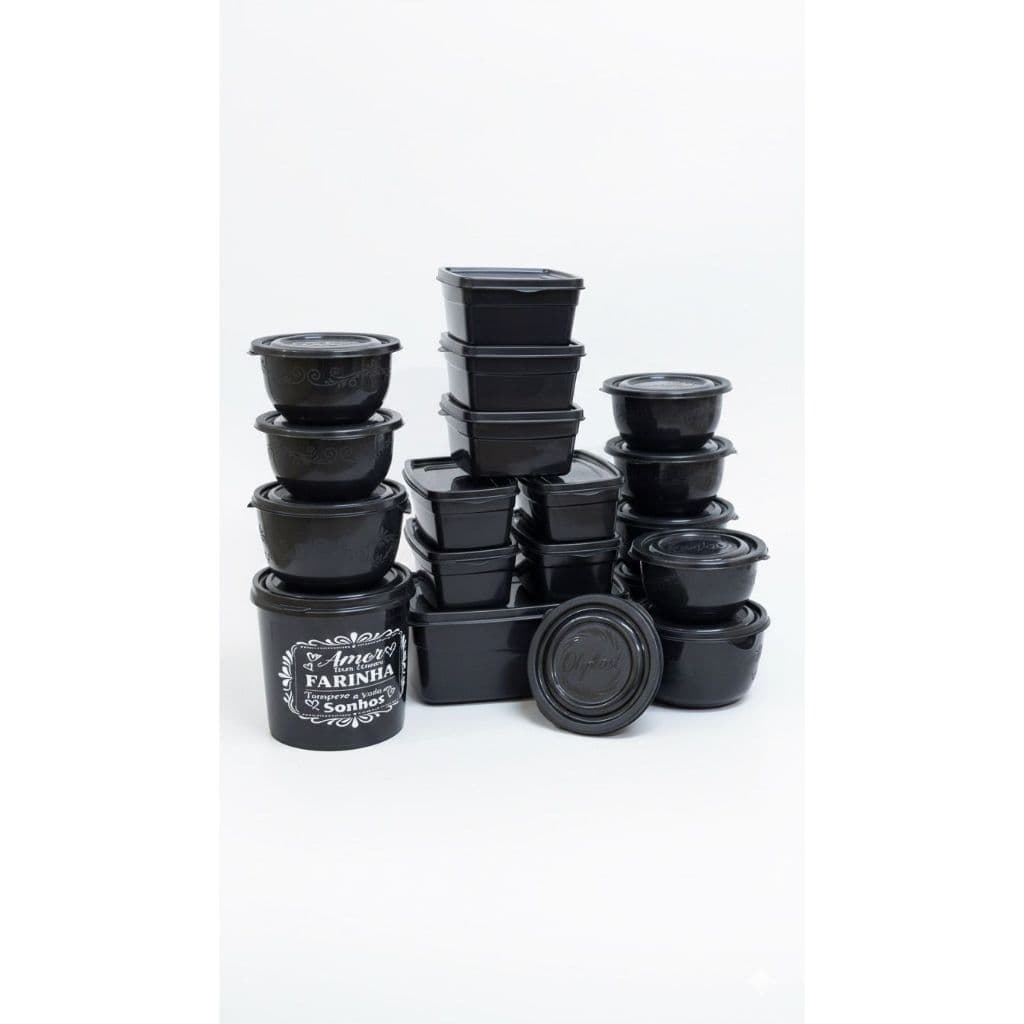 KIT 15 POTES PARA COZINHA VARIAVEIS