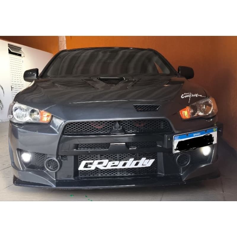 Logo Decalque GReddy Para Veiculos fixação em Radiador ou Intercooler Tunning