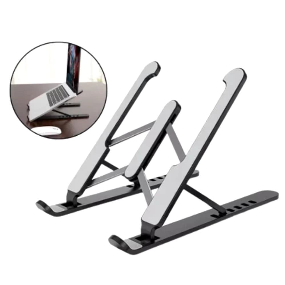 Suporte Notebook Base Regulável Premium Home Office Plástico