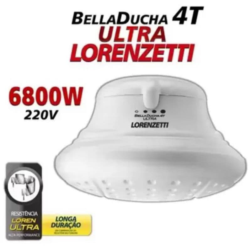 CHUVEIRO BELLA DUCHA 4T ULTRA 6800W-220V Lorenzetti