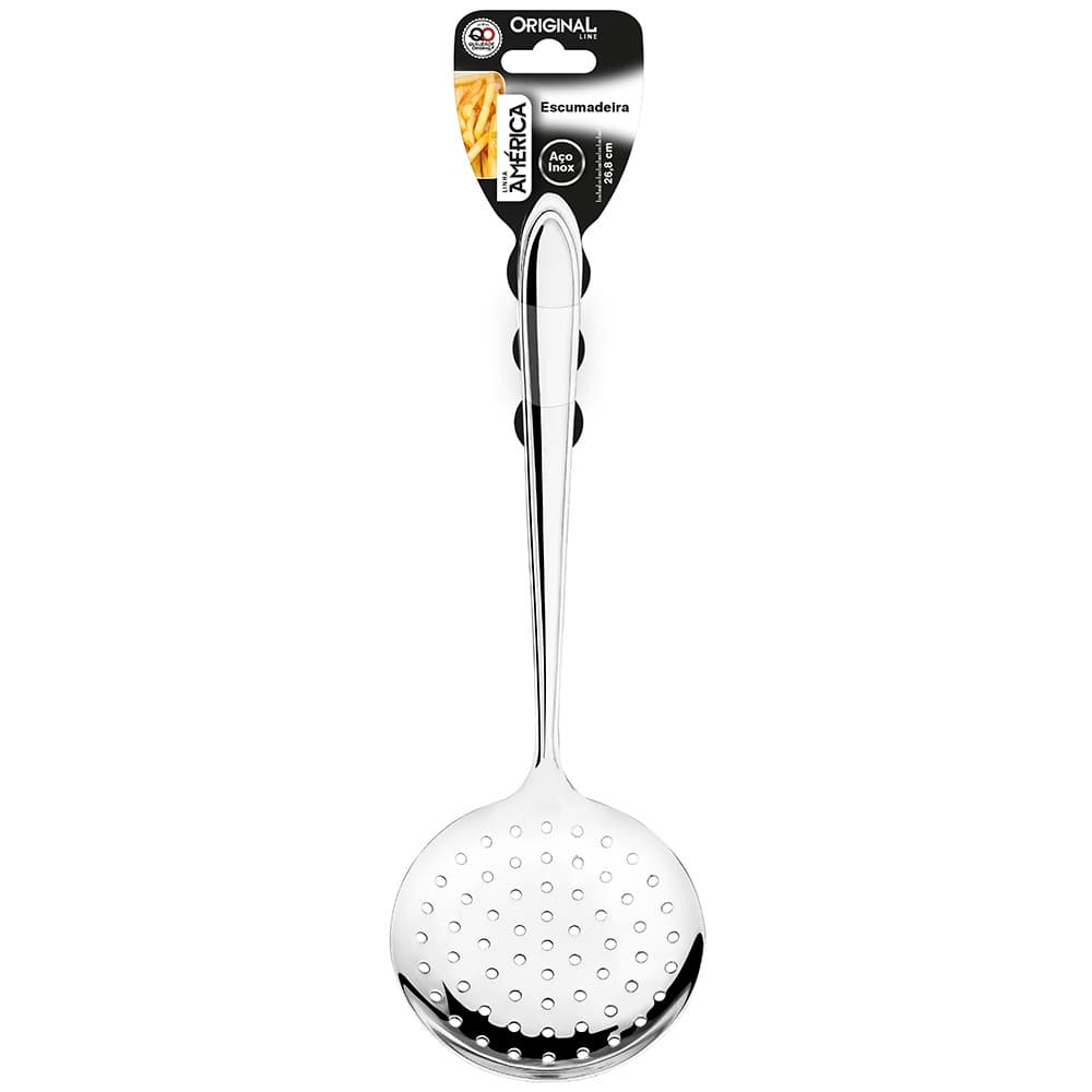 ESCUMADEIRA DE INOX AMERICA 26,8X9,1CM Código 2409908