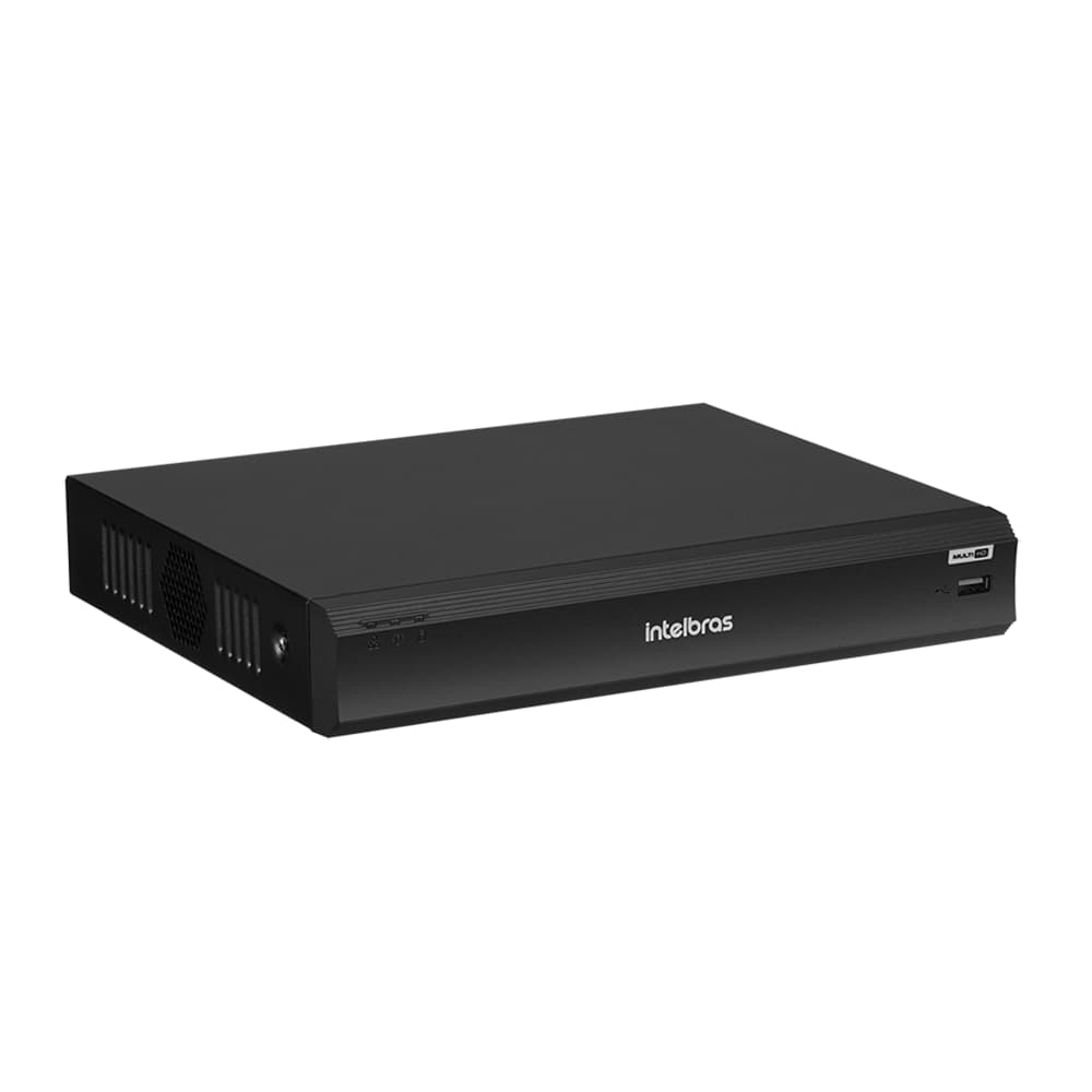 Dvr Intelbras 32 Canais iMhdx 3132 Multi Hd Reconhecimento Facial Inteligência Artificial Detecção 5MP H265