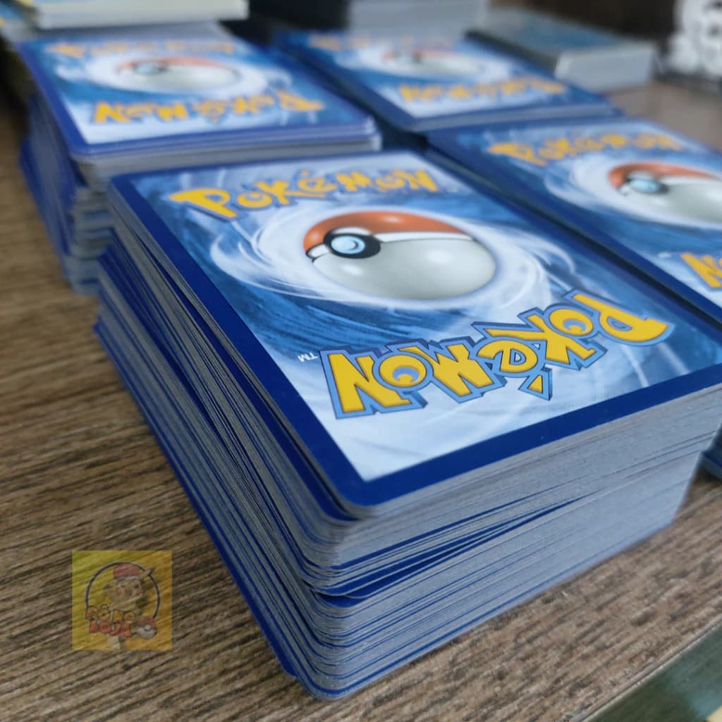 Coleção Card Pokémon 50 Cartas Originais + 2 Cards Brilhante Foil