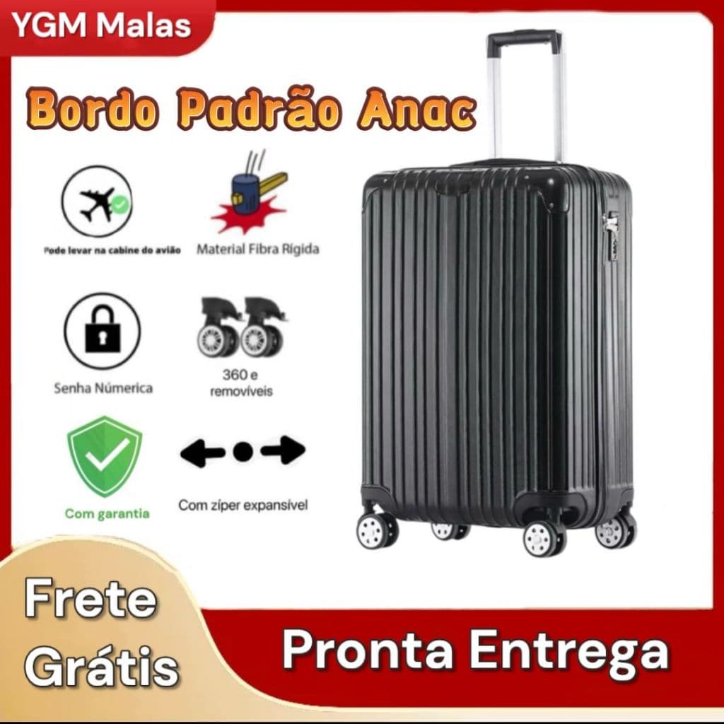 Nova Malas Para Viagem De Bodo 18KG 10KG 8KG Com Zíper Expansível Rodinhas 360 Pequena Média Bagagem