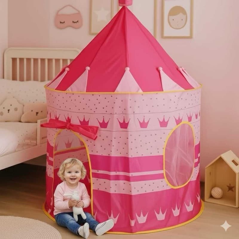 Barraca Infantil,Rosa,Tenda,Toca,Feminina,Castelinho,Menina,Princesa,Cabana