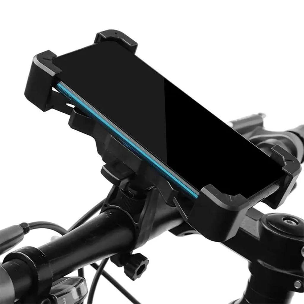 Suporte de Celular para Moto e Bicicleta 360° Universal Garra Firme Ajustável Antiderrapante 4.5 a 7.0 Polegadas