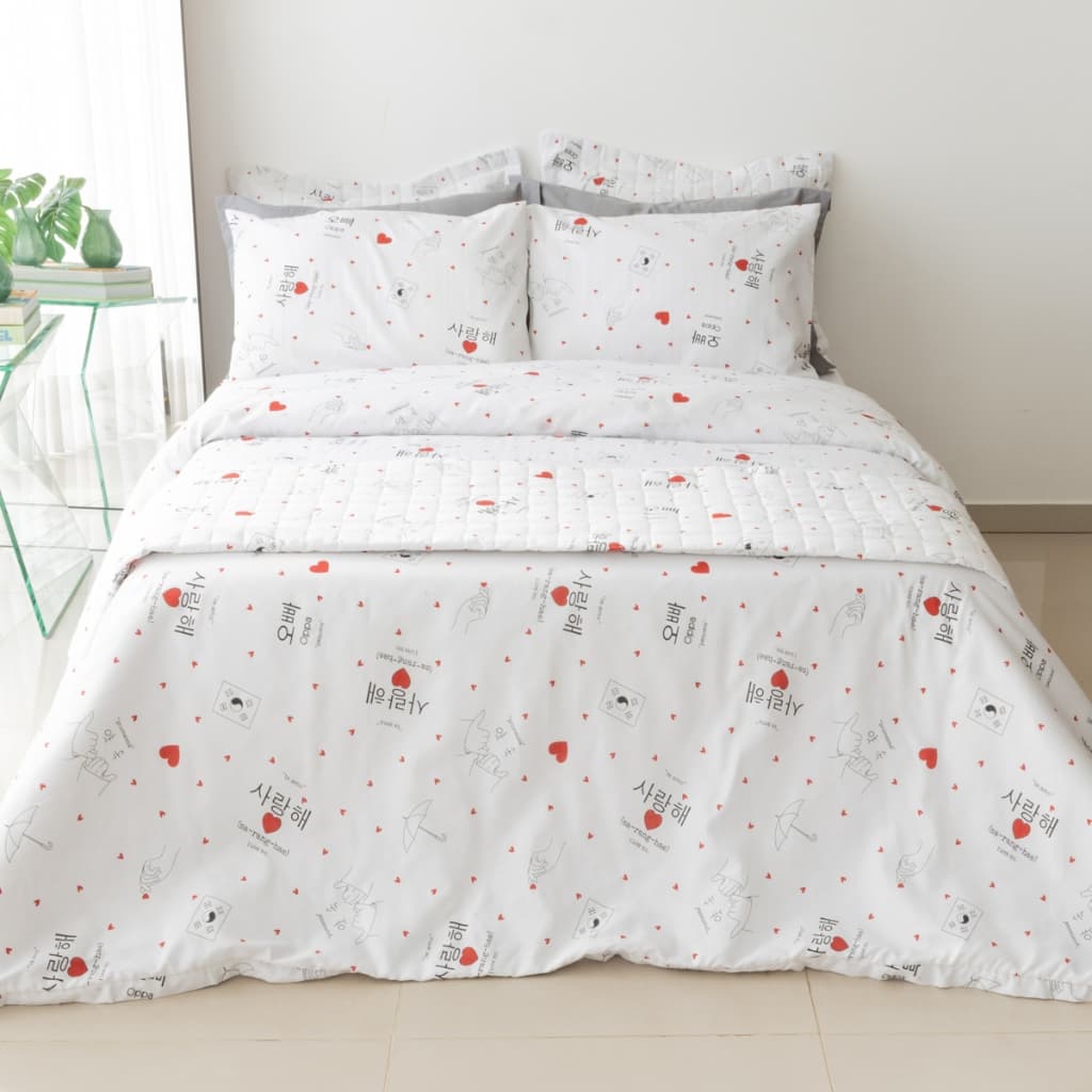 Cobre-leito Kit Essencialle Queen 03 Peças Estampado Premium