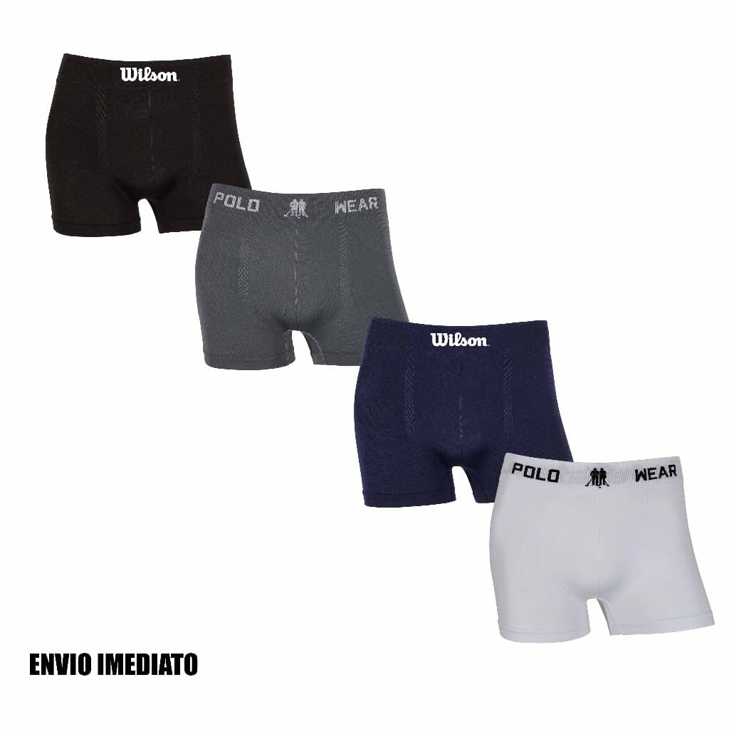 Kit 2 ou 4 cuecas boxer Polo Wear e Wilson Sortidas Originais Microfibra confortáveis