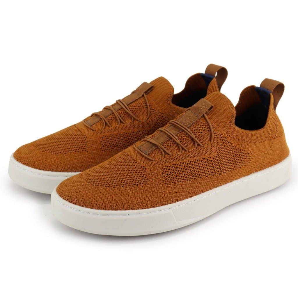 Tênis Masculino Knit Casual Confortável Palmilha de Gel Tecido Adulto Home Office Ótima Qualidade