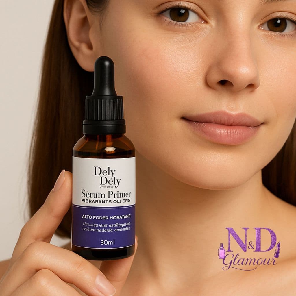 Sérum Primer Hidratante Oil-Free Dely Dely – Pele Macia, Sequinha e Preparada Para a Make!