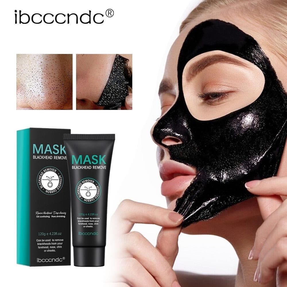 Mascara Facial Preta Para Remover Cravos Espinhas e Acnes 120g - IBCCCNDC
