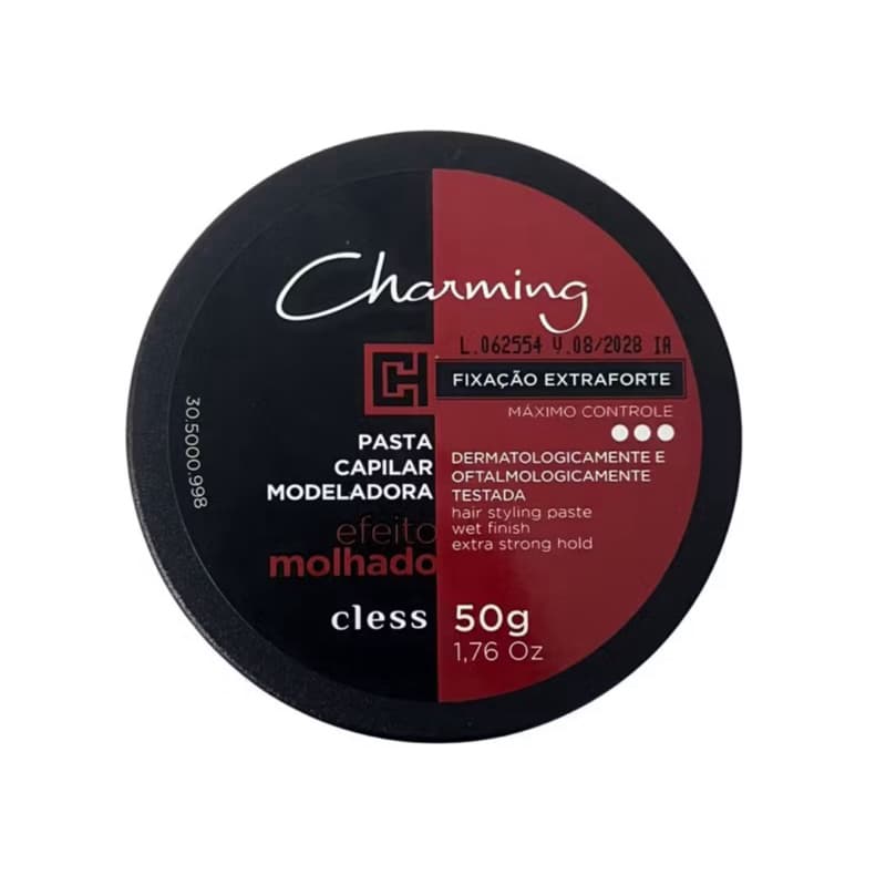 Pasta Capilar Modeladora Charming Extra Forte Efeito Molhado 50g - Cless