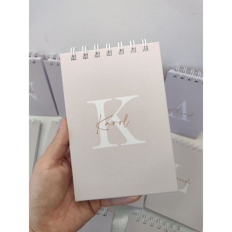 Bloco de notas capa dura bloquinho 10x15 Bloco personalizado