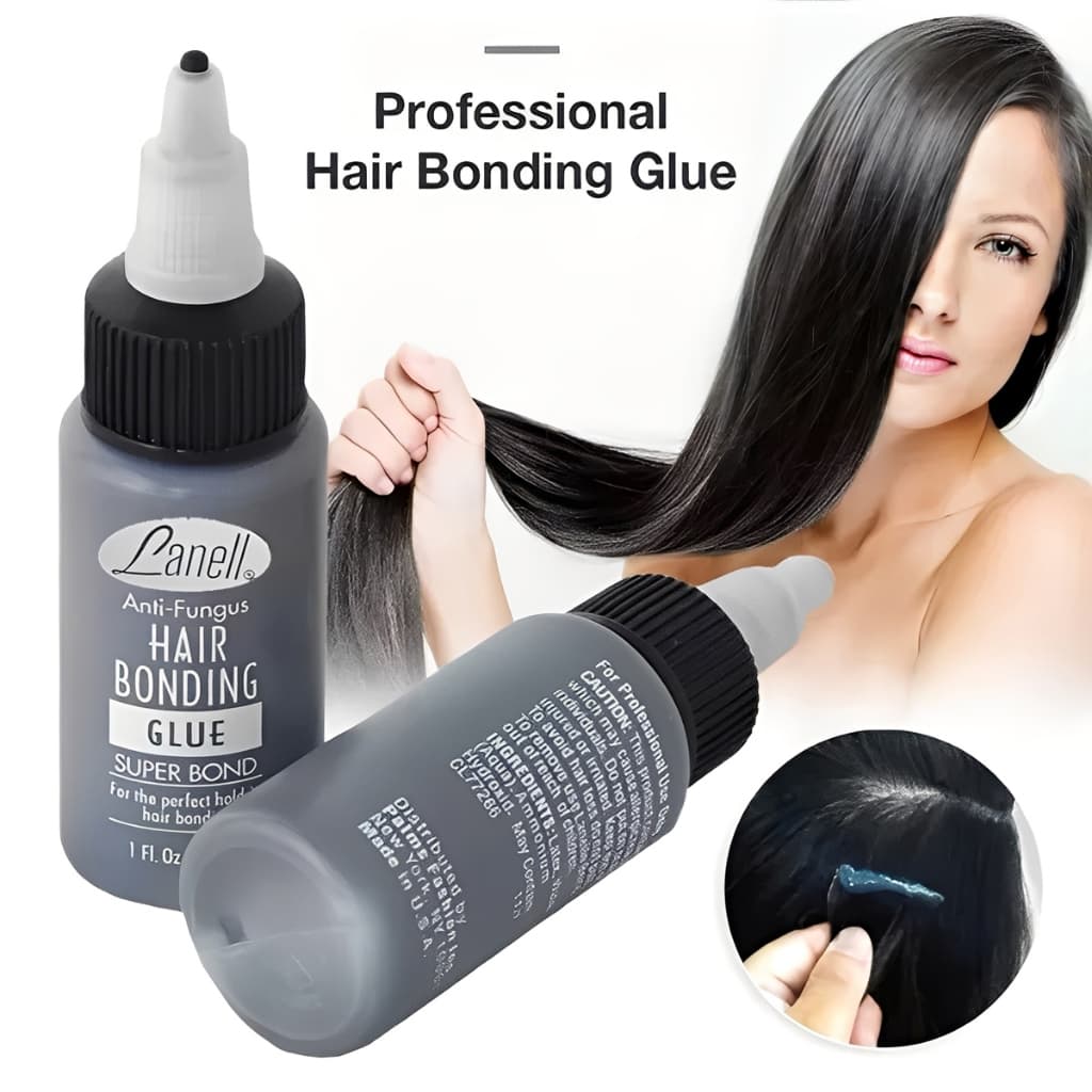 Cola lanell 30ml para cabelo e cílios hair bonding glue super bond
