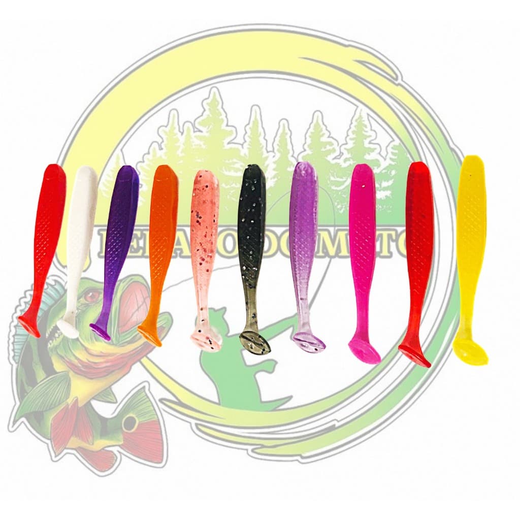 isca shad artificial 6 CM 10 unidades pesca tucunaré,robalo,corvina e.t.c...