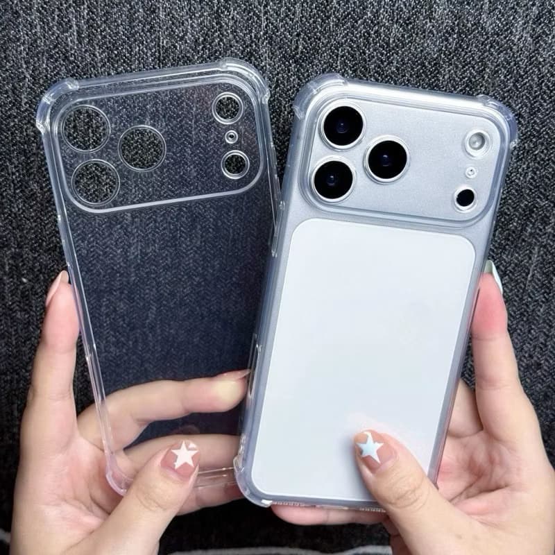 Capa Capinha Transparente Borda Antipacto Para IPhone 17 17PRO 17PRO MAX 17AIR