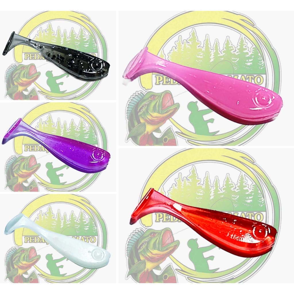 isca shad BARRIGUDINHO artificial 4 CM 10 unidades pesca tucunaré,robalo,corvina e.t.c...