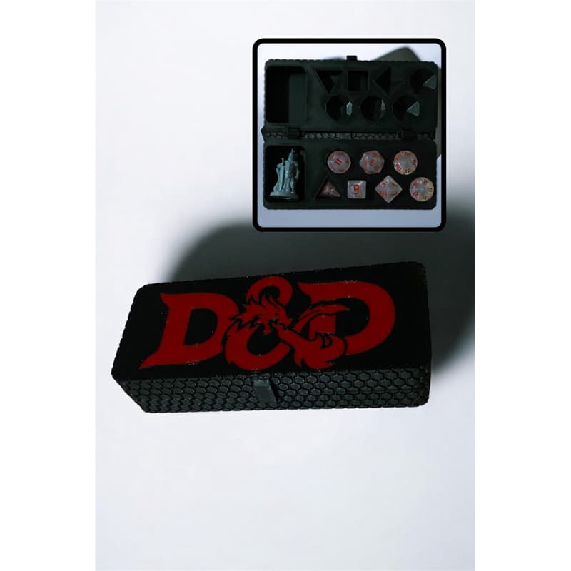 Porta dados RPG + BRINDE | Dungeons & Dragons (D&D)