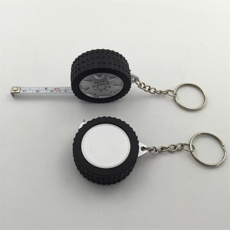 Chaveiro Trena 1 Metro Plástica - Ideal para Medidas Diárias! Compacta, resistente e perfeita para levar sempre consigo