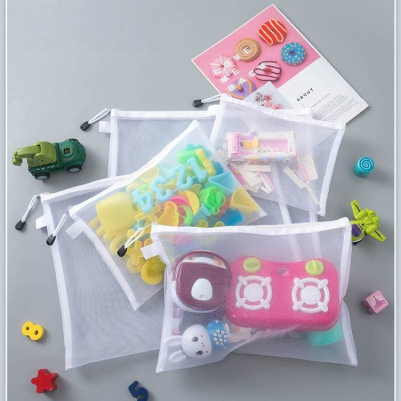 Sacola Organizadora A4/A5/A6: Para Peças, Lego, Quebra-Cabeça, Papéis e Maquiagem - Armazene Tudo