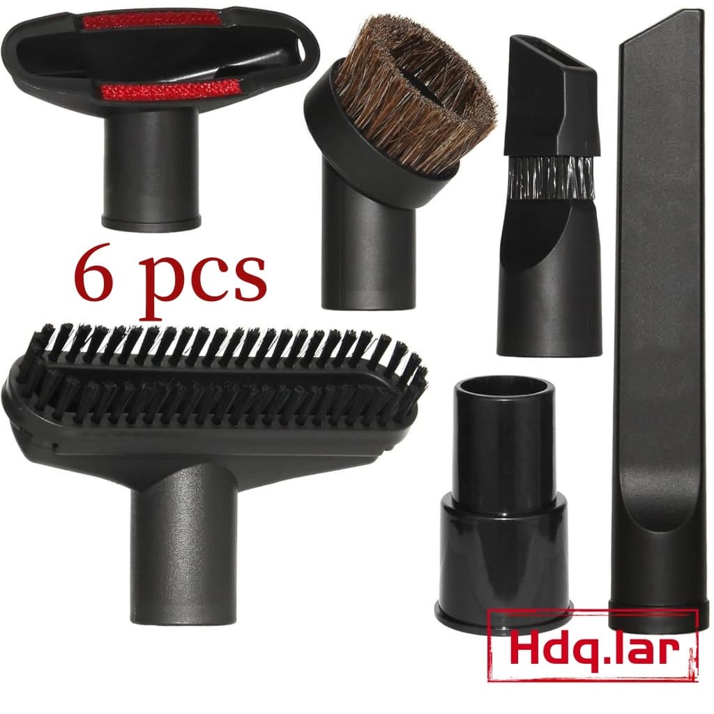 Kit de Acessórios Bicos Bocal Para Aspirador de Pó Universal- 6 Peças