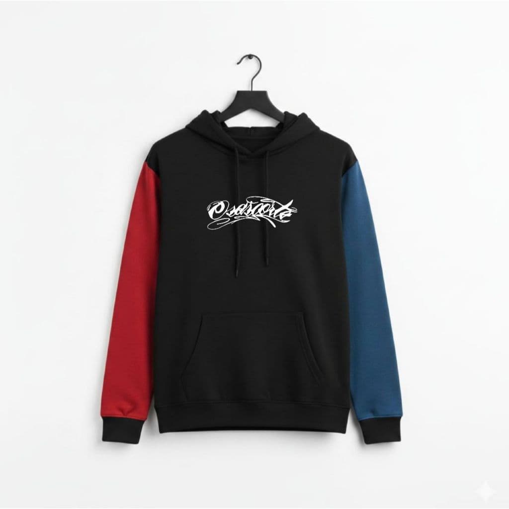Moletom Com Touca Estilo Canguru Mangas Colorida Promoção Inverno ENVIO IMEDIATO