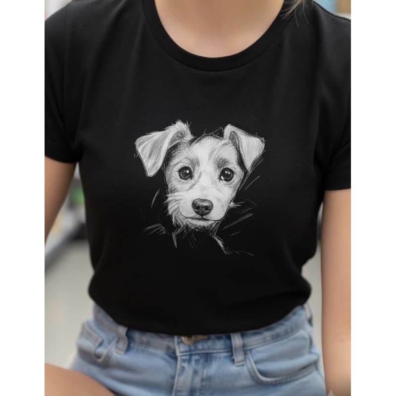 Camiseta em malha 100% algodão