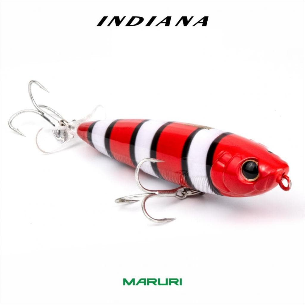 Isca Artificial Premium Indiana 100H - Maruri - Isca de Superfície c/ Hélice - Várias Cores