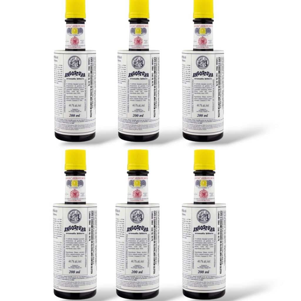 Kit Com 06 Unidades // Aperitivo Angostura Bitter Aromatic - 200ml - Original - Envio imediato