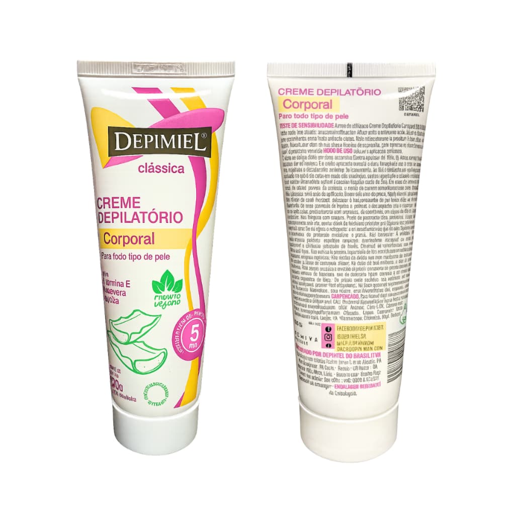 Creme Depilatório Corporal Clássico 120g - Depimiel