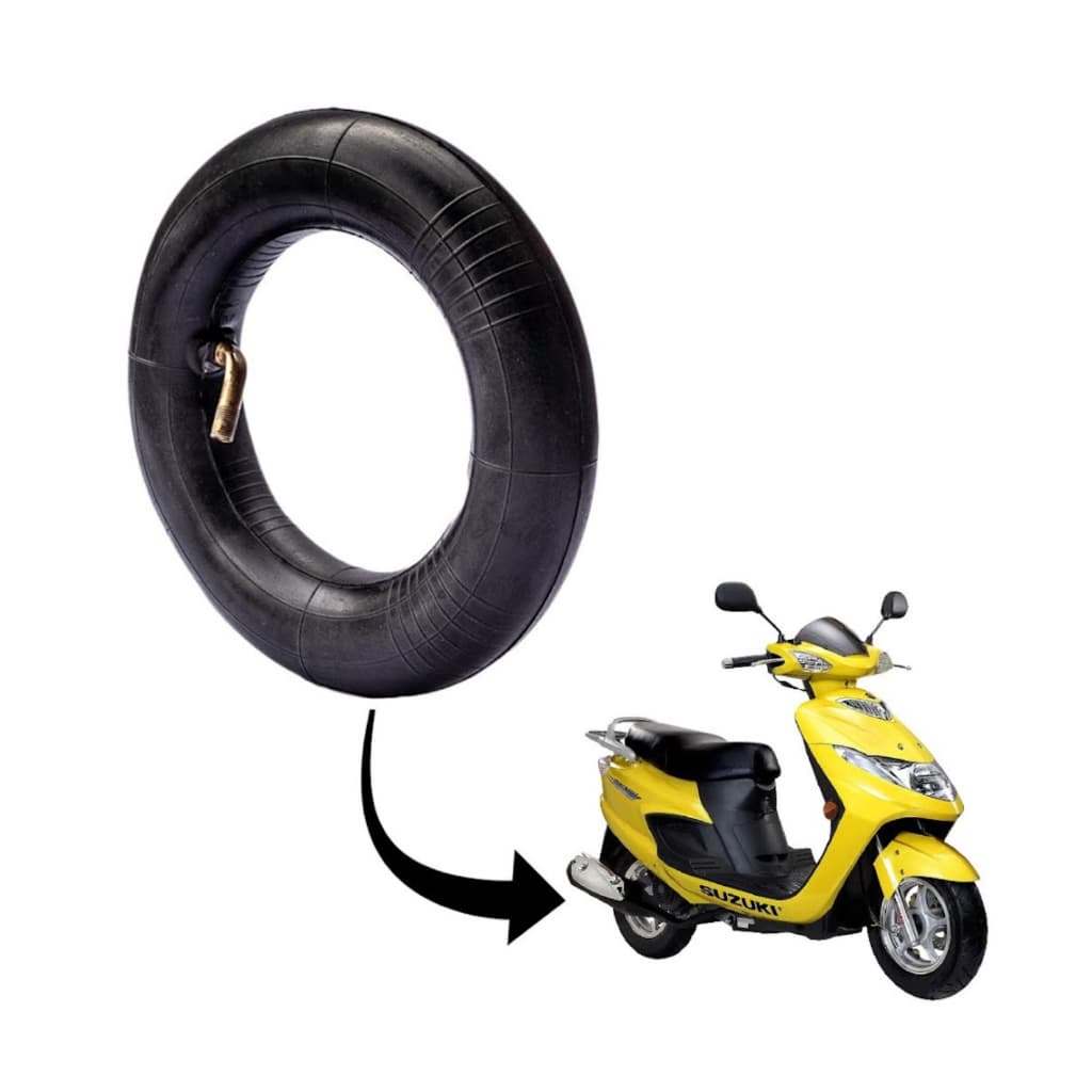 Câmara De Ar Moto Aro 10 Jog / Burgman / Lead / Scooter - Pneus 300 / 350-10 Tr-87