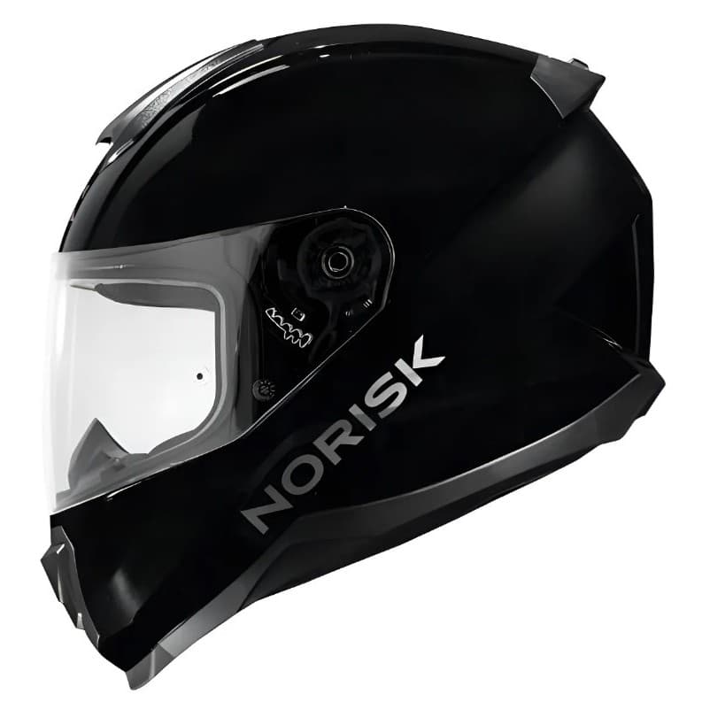 CAPACETE NORISK RAZOR MONOCOLOR PRETO BLACK BÁSICO CLASSICO NOVO MASCULINO FEMININO