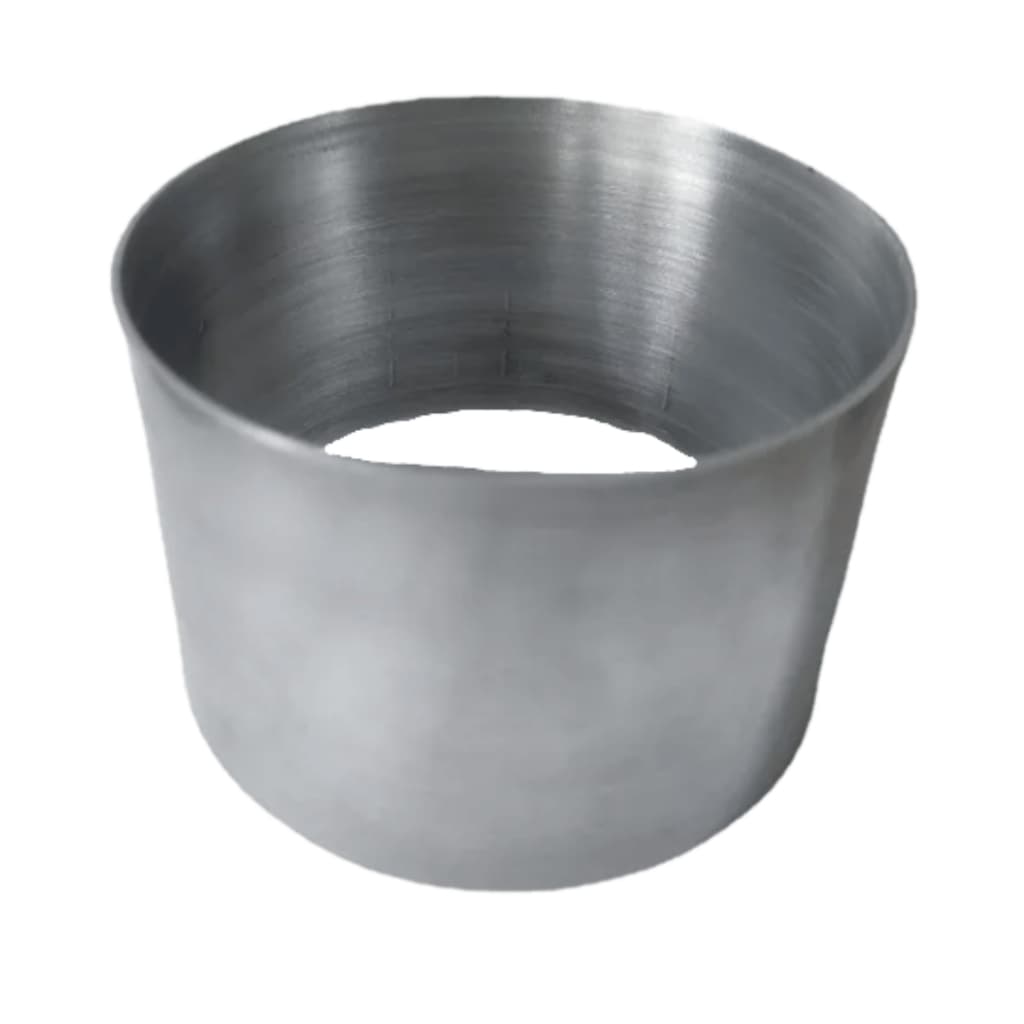 Alongador De Copo Para Milk Shake 300 400 500ml Aço Resistente Ideal Para Sorveterias Lanchonetes E Preparo Profissional