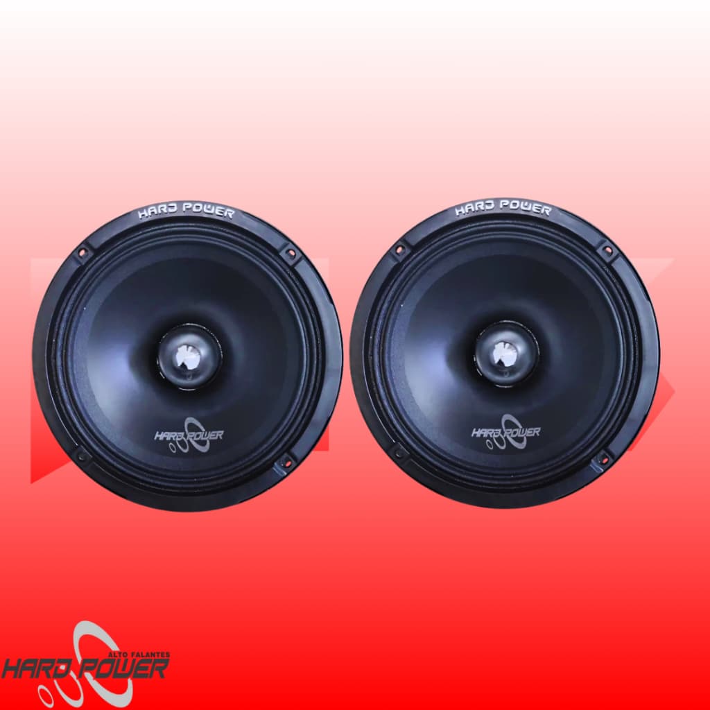 Par Alto Falante Hp 320 Mb 6 Pol 640w Rms(par) Woofer Médio Grave Midbass 1 Unidades Preto