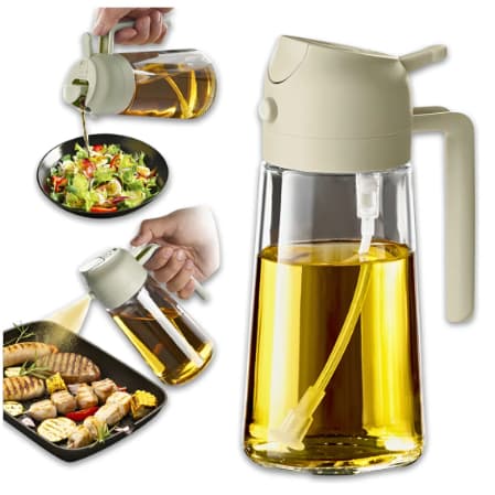 PORTA AZEITE/VINAGRE SPRAY PULVERIZADOR 2 EM 1 500ML - GA10077